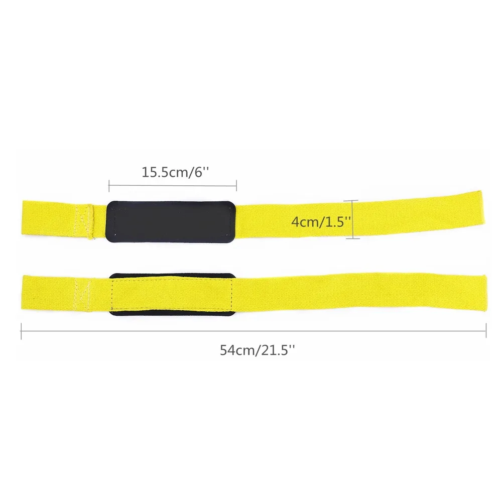 1Pair Crossfit Weight Lifting Strap Hand Wrist Support Straps with Neoprene Padded Dumbbell Home Gym Fitness Body Building Grip