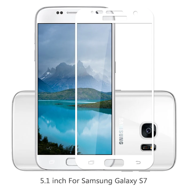 Полный закругленный протектор экрана 5 1 дюйма для Samsung Galaxy S7 G930 ультратонкий