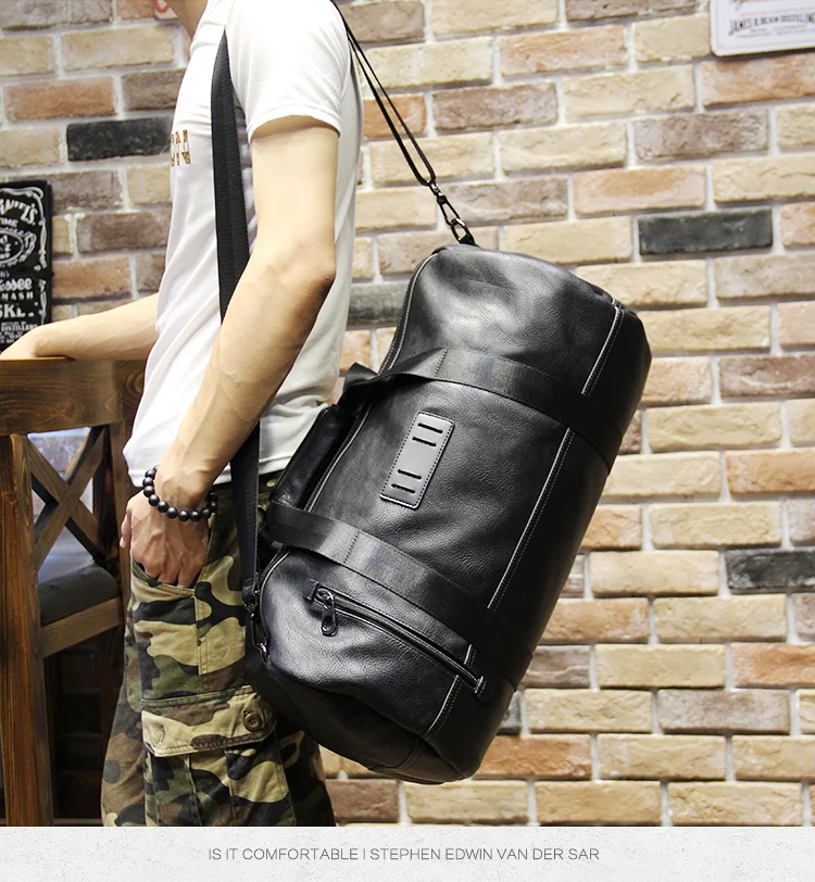 

Xiao.p Men's Travel Bags Fashion Men Backpacks Men's Multi-purpose Travel Backpack Multifunction Shoulder Bag