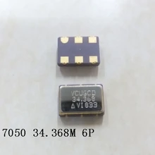 34,368 7050 SMD с украшением в виде кристаллов 6P 5*7 34,368 м TCXO