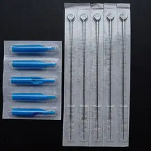 5 шт. RS иглы татуировки-5 шт., смываемая Татуировка медицинский сортированные стерилизованные для машины пистолет лайнер оттеняющий 3 5 7 9RS