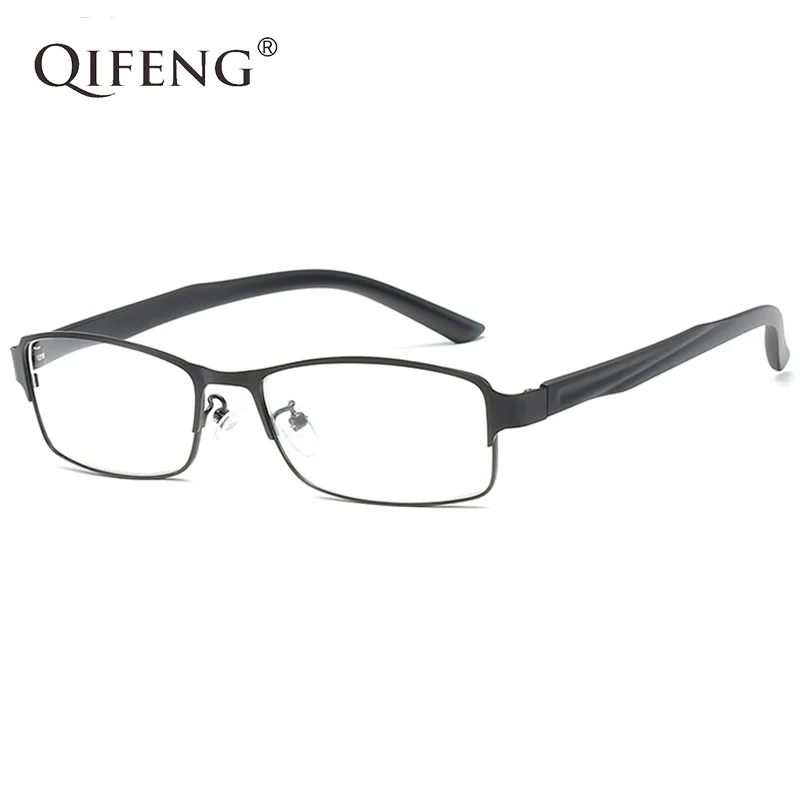 QIFENG Reading Glasses Men High Quality Diopter Presbyopic Eyewear Male