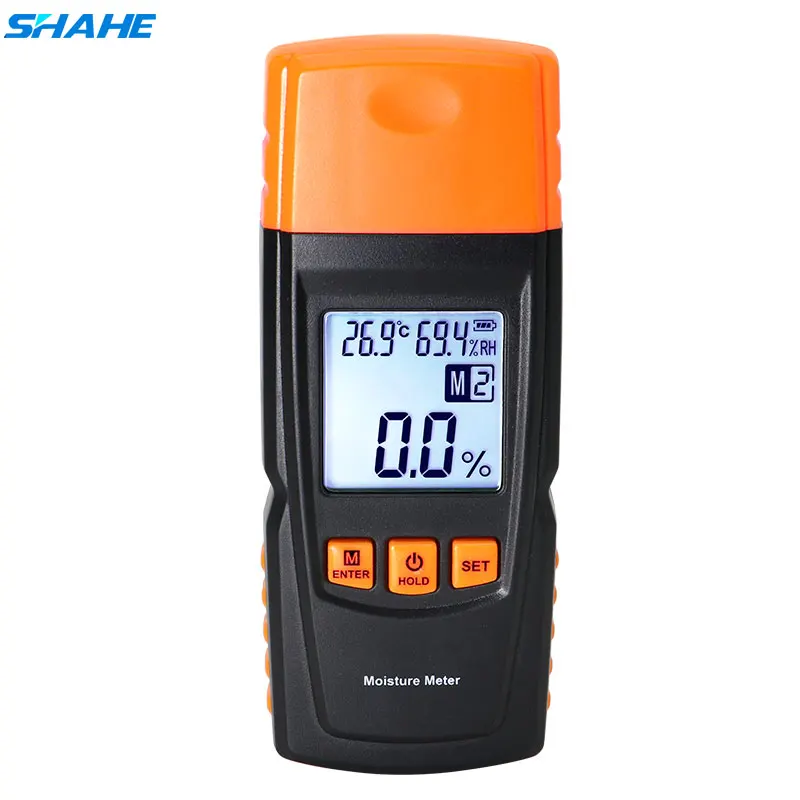 SHAHE Digital Moisture Meter 2~70% Wood Moisture Meter Hygrometer Humidity Tester Timber Damp Detector LCD Display SHAHE Digital Moisture Meter 2~70% Wood Moisture Meter Hygrometer Humidity Tester Timber Damp Detector LCD Display