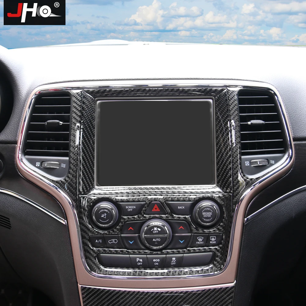 JHO центральная консоль Панель навигации Накладка для 2014 19 Jeep Grand Cherokee 2015 2016 17 18