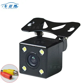 

Waterproof Universal Rear View Camera Wide Angle Car Back Reverse Camera CCD 4 LED Light Night Vision Parking Assistance Camera