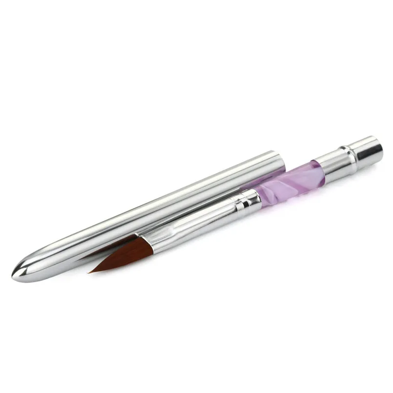 Горячая Распродажа Кисть для ногтей ручка для дизайна ногтей акриловая ручка кисть Розовый инструмент для росписи ногтей воск карандаш N1