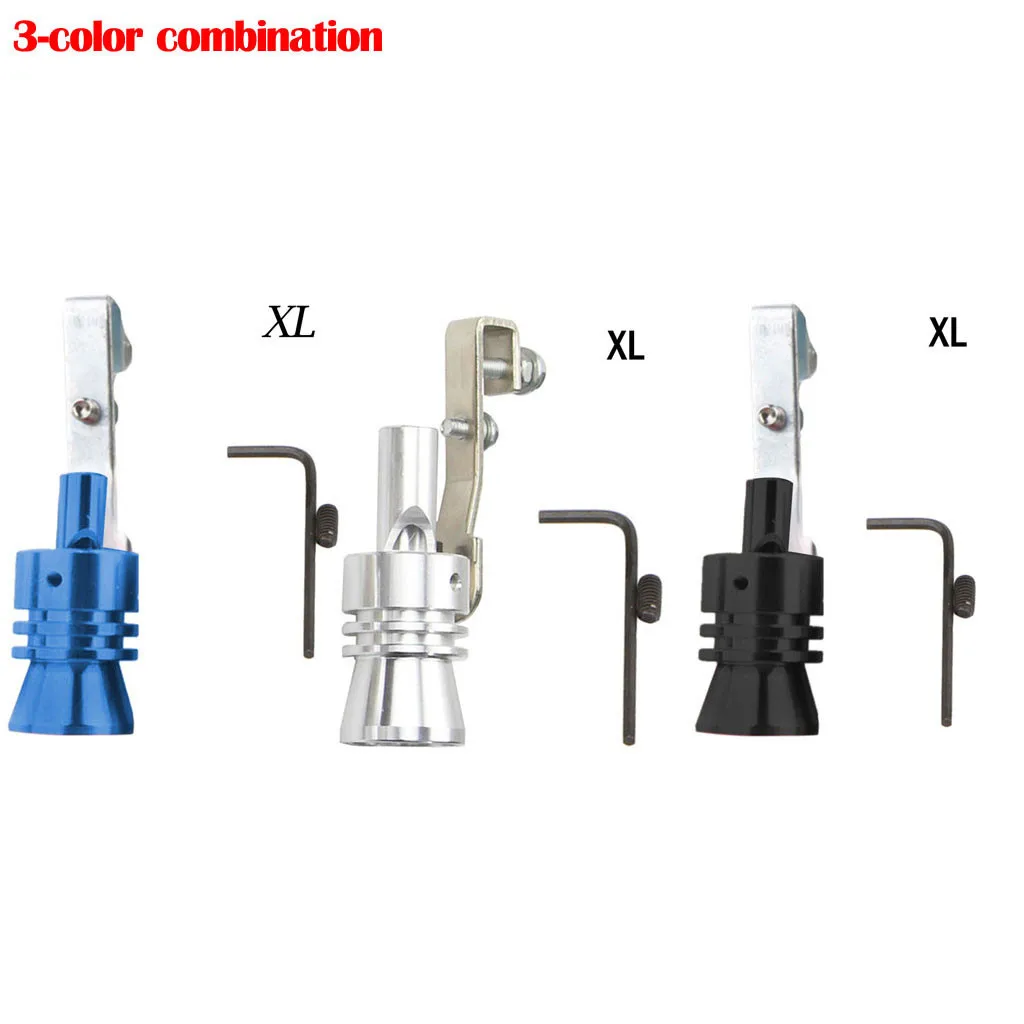 3 шт. в сборе, запчасти, универсальный автомобильный турбо звук, глушитель, свисток трубы, фальшивый выдув, грохот, автоаксессуары, 19May2