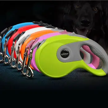 

6 Colors Pet Dog Retractable Leash Dog Leads Automatic Extending Walking Lead For Medium Large Dogs Nylon Leashes