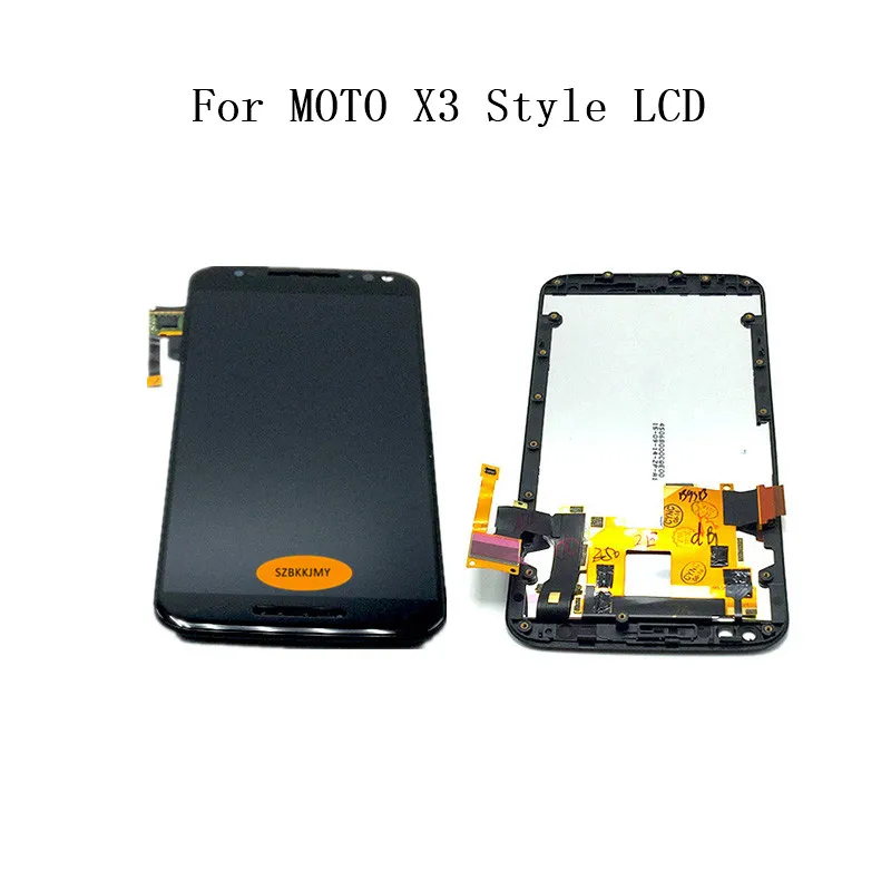 

For Motorola Moto X Style X Pure LCD Display Touch Screen Digitizer Full Assembly With Frame x3s X3 style XT1570 XT1575 XT1572