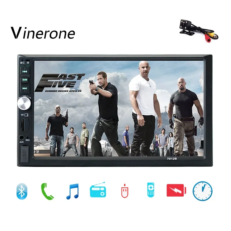 buy Vinerone 2 din Car Radio 7 inch Touch Screen Auto Radio 2 din Bluetooth MP3 AUX USB SD FM MP5 Player 2din Autoradio Car Audio