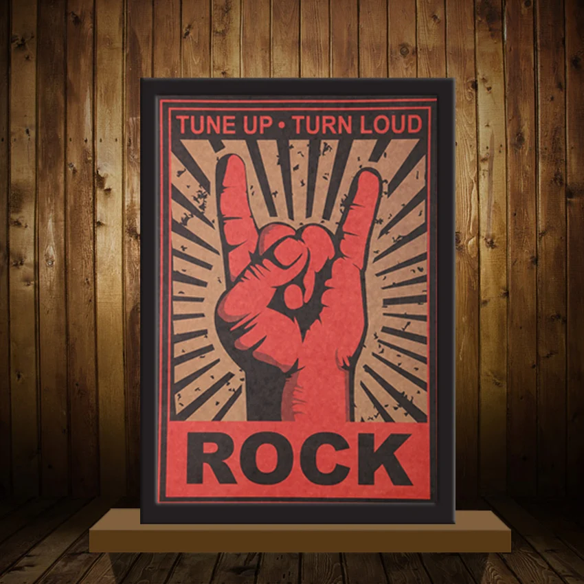 1 шт. Наклейка на стену с надписью Keep Rock and Roll Классическая ностальгия