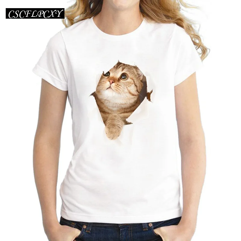 2017-New-Fashion-3D-Cute-Cat-Women-T-Shirts-Short-Sleeve-Funny-Cat-Lady-T-Shirt.jpg_640x640 (4)