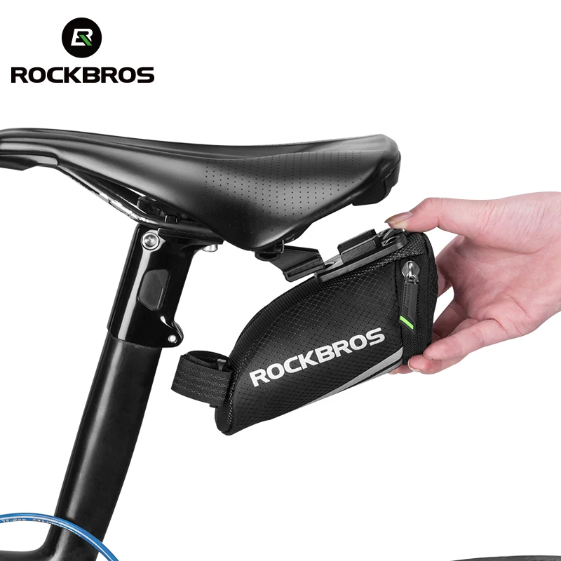 ROCKBROS нейлон Велоспорт велосипед задний мешок для велосипеда велосипед седло мешок портативный светоотражающий хвост набор подседельных штырей аксессуары для горных велосипедов