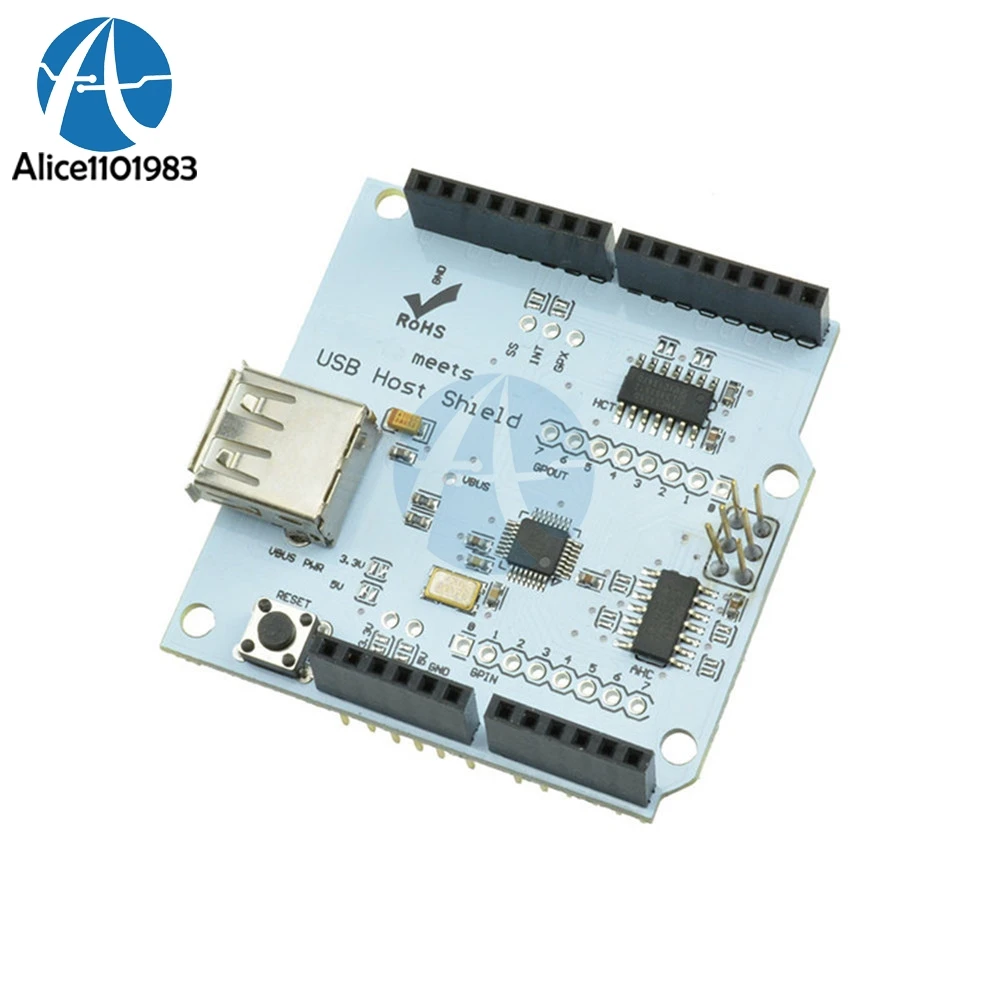 USB хост щит 2 0 плата модуль для Arduino UNO MEGA ADK совместимая с Android Diy электронная