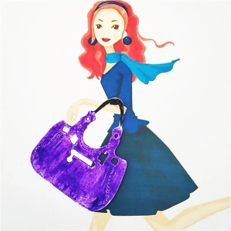 

Cutting Dies Women Bag Stencils for DIY Scrapbooking Embossing Paper Card Cloth Making Kid Intelligence Development Home Decor