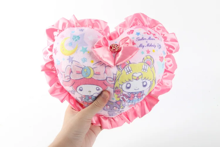 plush toy sailor moon cat girl my melody sweet love heart cushion small pillow