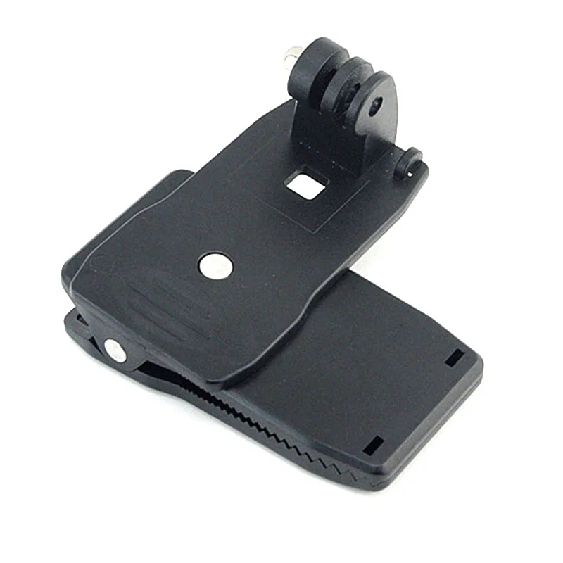

360 Rotary Backpack Hat Mounts Clip Fast Clamp Mount for GoPro 2 3+ 4 Session @JH