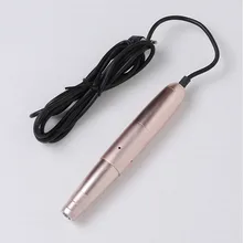 Новая золотая машинка для перманентного макияжа для бровей Макияж и губ роторная татуировка машина швейцарская моторная ручка пистолет