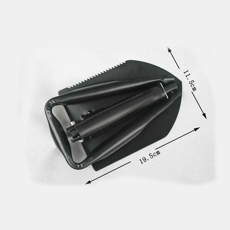 BAG MINI COMPACT FOLDING SNOW SHOVEL LIGHTWEIGHT PORTABLE CAMPING DIGGING SPADE