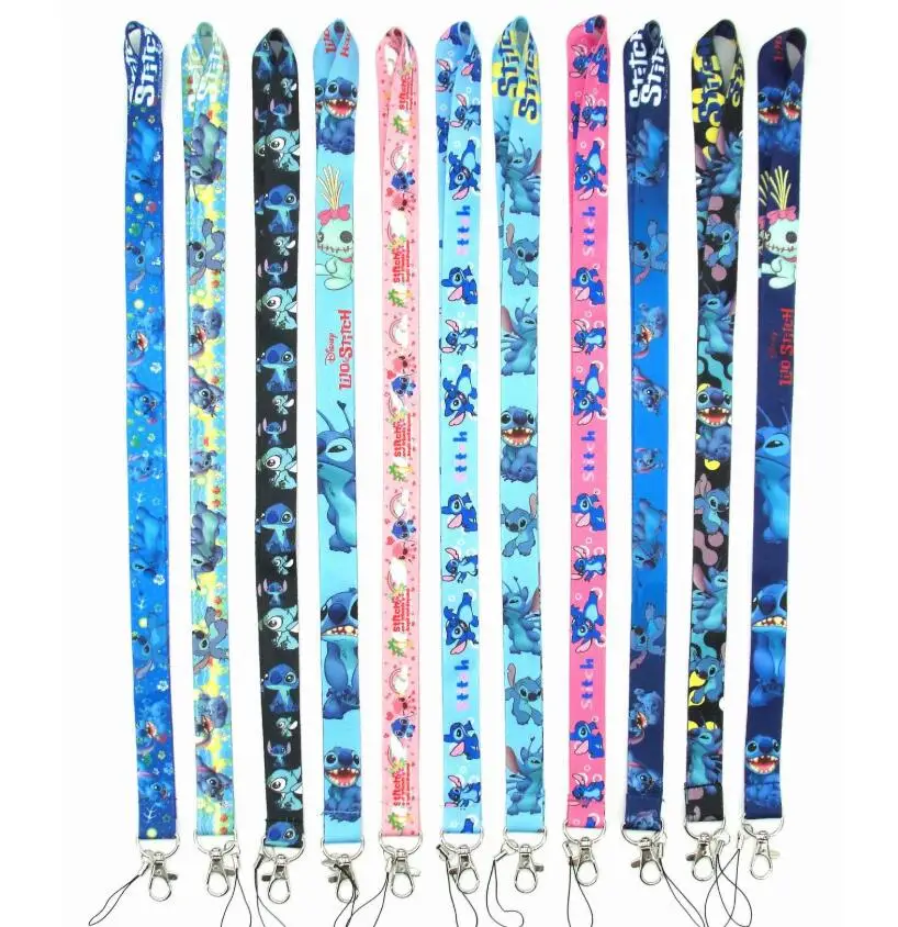 1 шт. Lilo & Stitch key lanyards id бейдж держатель брелоки ремешки для Мобильный телефон