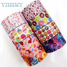 YJHSMY H-17522-894, 10 ярдов, 25 мм лента для конфет термо трансферная печать grosgrain Свадьба DIY аксессуары материалы подарочная упаковка