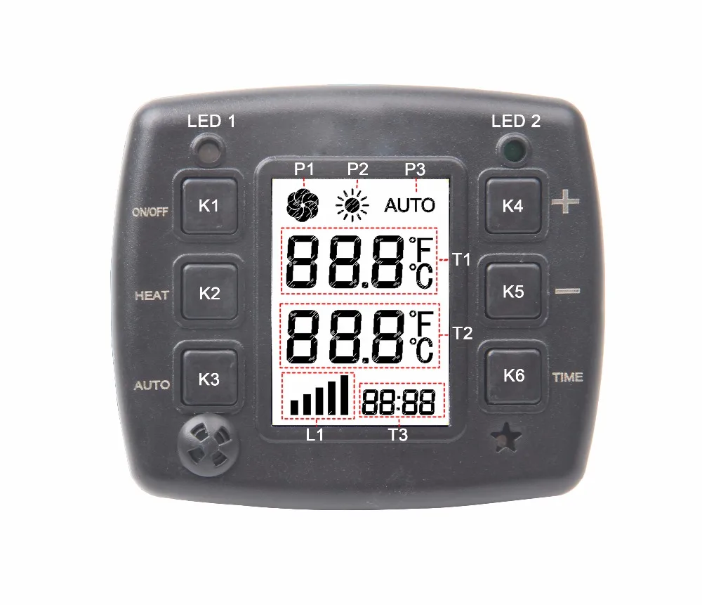 

Diesel heater New control panel