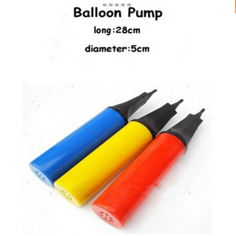1P New Hand Held Dual Action Plastic Balloon Pump Inflator for balloon