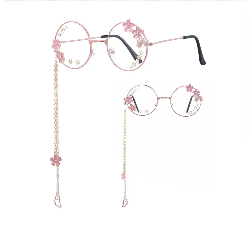

Anime Cardcaptor Sakura Cosplay prop Lolita style metal glasses Card Captor Sakura