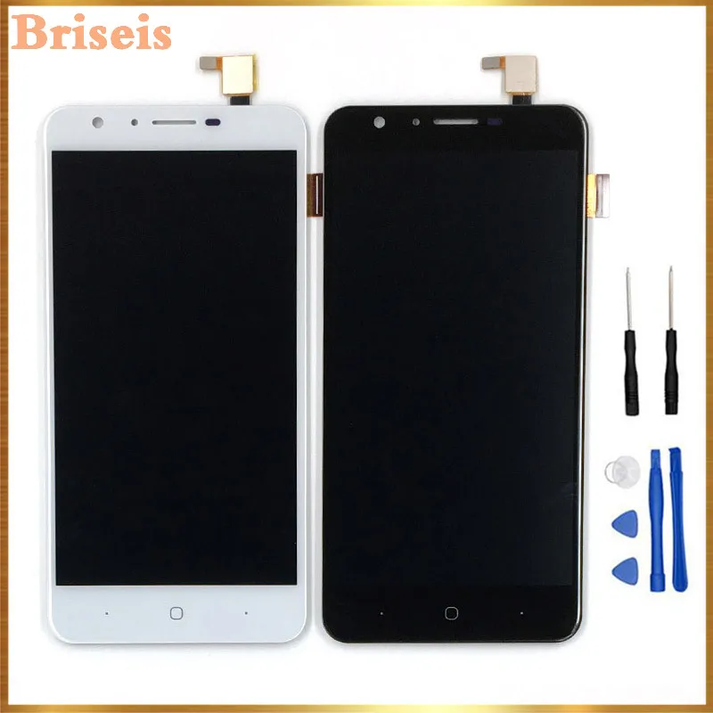 

briseis Black White Full LCD Display+Touchscreen For DOOGEE Y6 LCD Display Touch Screen Digitizer Assembly Mobile Accessories