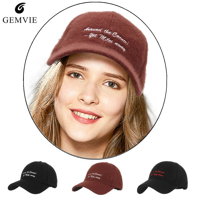 Women Girls Baseball Cap Casual Hats Words Embroidery Baseball Hat