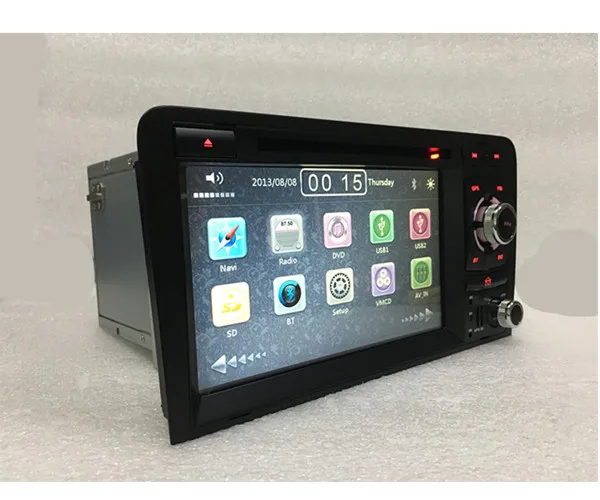 Flash Deal Wholesale! car radio navigation DVD gps Player for Audi  A3  S3  2004-2008 Car radio Stereo With BT Ipod Steering wheel 2