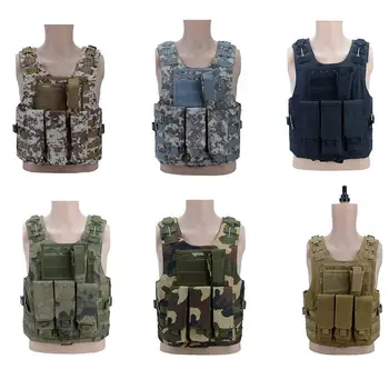 

Men Women Outdoor Training Vest Camouflage Tops for Outdoor CS Field Operations