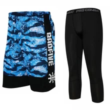 Мужская дышащая облегающая фитнес шорты для бега наборы мужские баскетбольные шорты профессиональный открытый бег тренировочный костюм спортивные шорты