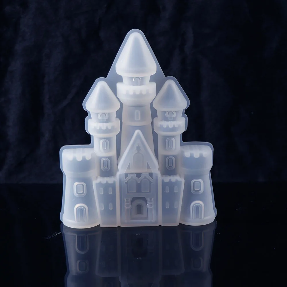

Fashion Cheaper DIY Silicone Christmas House Castle Mold UV Epoxy Resin Jewelry Making Tool Set