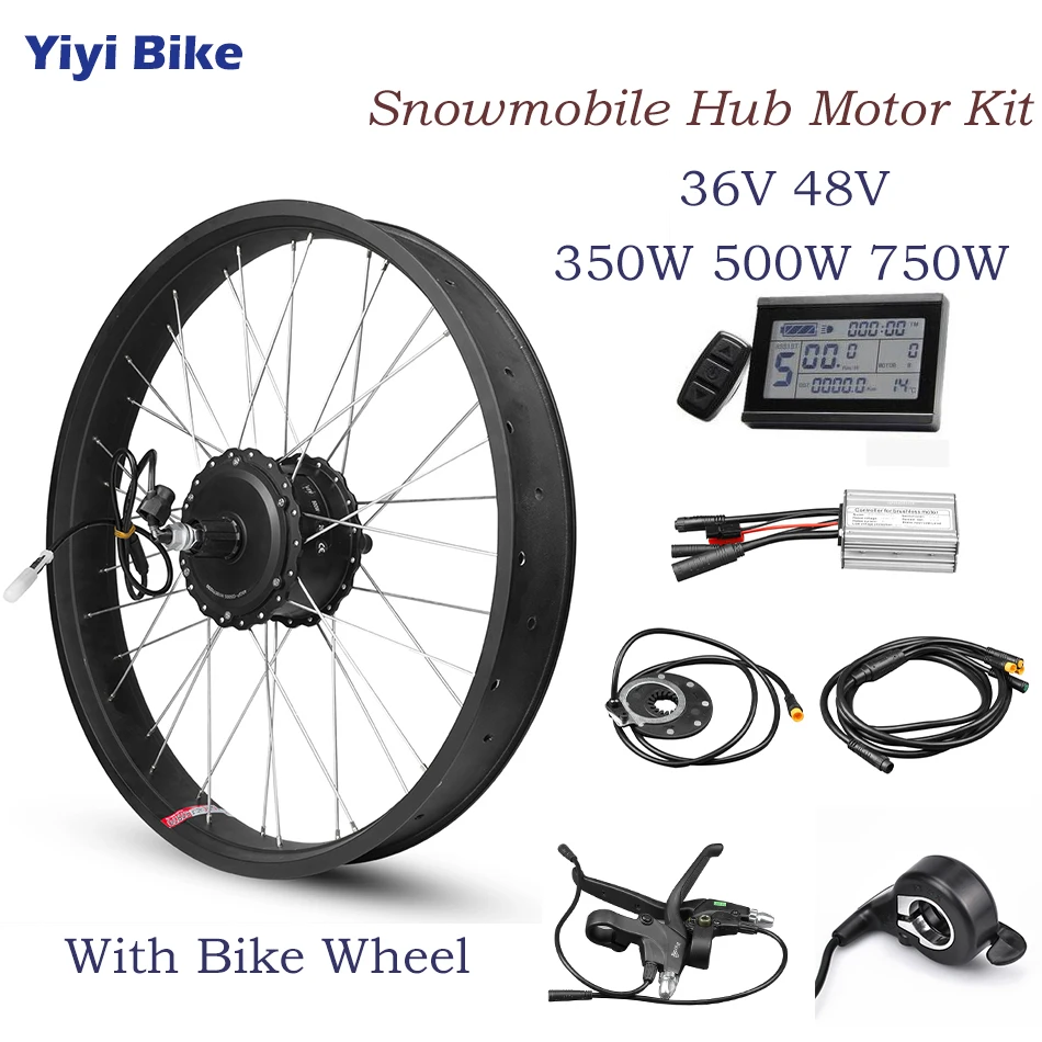 Best Snowmobile LCD Display Brushless Motor 36V 48V 350W- 750W DC Controller Electric Snow Bike MTB Conversion kiti 20 -28inch 700c 0 Best Snowmobile LCD Display Brushless Motor 36V 48V 350W- 750W DC Controller Electric Snow Bike MTB Conversion kiti 20 -28inch 700c 0