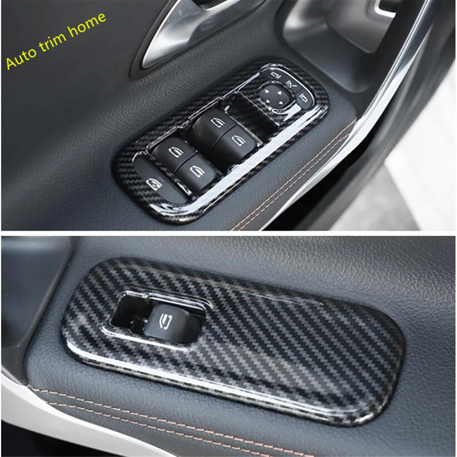 

Lapetus Armrest Window Glass Lift Button Kit Fit For Mercedes Benz A Class W177 A180 A200 A220 A250 2019 Matte Carbon Fiber Look