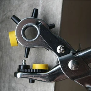 Бытовой кожаный Дырокол ремень Дырокол Добавить Люверсы Fix защелки машина с 5 размеров отверстий - изображение