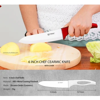 

Beautiful kitchen ceramic knife Zirconia Fruit paring knife kitchen tool for vegetable