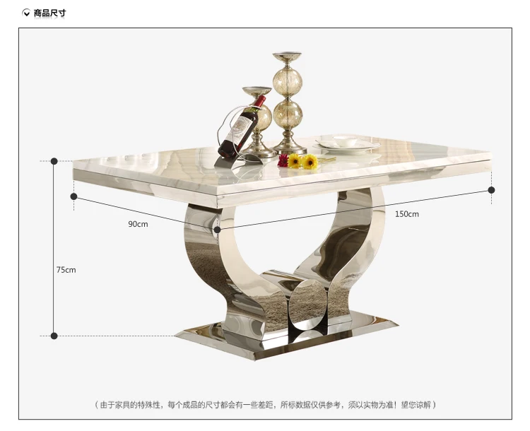 US $1.275.85 stainless steel Dining Room Set Home Furniture minimalist modern marble dining table and 4 chairs mesa de jantar muebles comedor