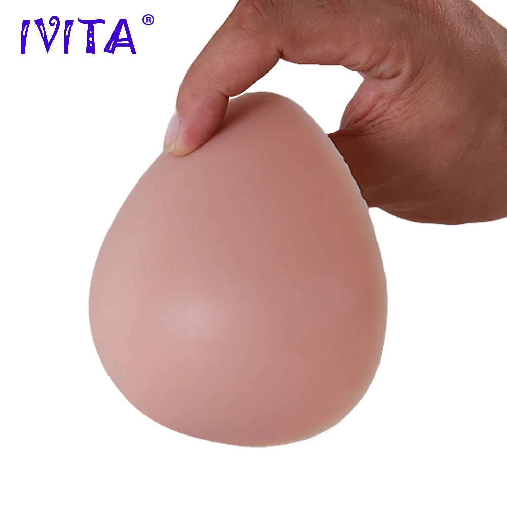 IVITA 180 г бежевые реалистичные силиконовые формы груди поддельные для сексуальных