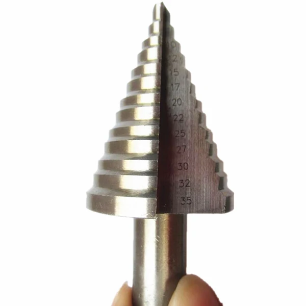 BINOAX HSS Шаг Сверла инструмент 5-35 мм 13 шагов несколько отверстий металлы Platic древесины конус сверла