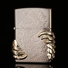 Резьба по дереву, бутик высшей категории керосиновая Зажигалка для сигарет, металлические зажигалки, high-end подарки, упаковка в подарочную коробку