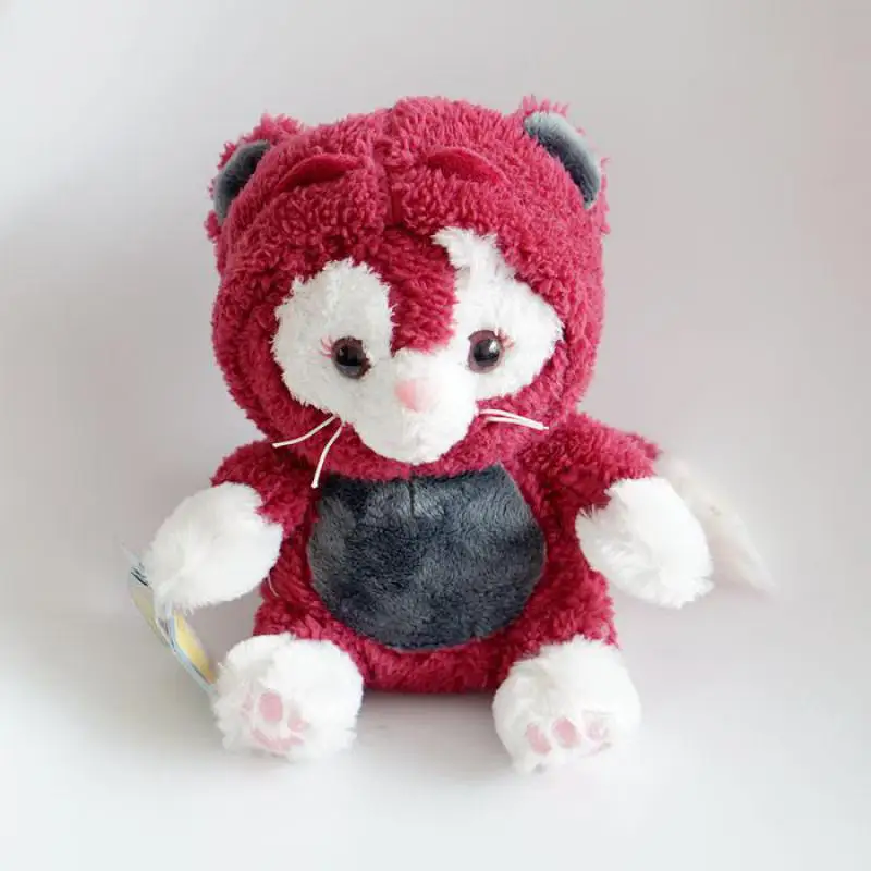 

Anime Duffy Bear Friend Gelatoni Transformed Strawberry Bear Plush Toy Cute Cartoon Cat Soft Stuffed Animal Dolls For Kids Gifts