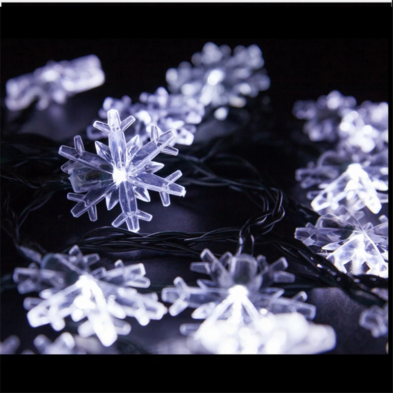 

Solar power led holiday light ,led Christmas light ,4.8M 20pcs Snowflakes led string for garden ,trees ,housing decoration