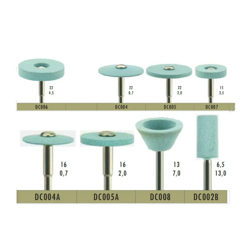 

5pcs/lot Dental Lab Diamond Ceramic Polisher Grinder Zirconia Polishing Wheel Grinding Burs for Full Ceramic Porcelian Crowns