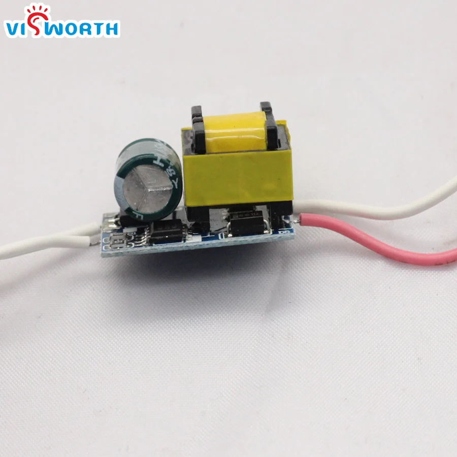 Светодиодный драйвер VisWorth (10 шт./лот) 5*1 Вт внешний источник питания для