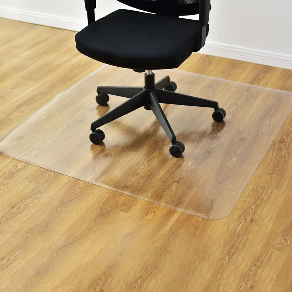 Durable 48x48 Hard Wood Floor Home Pvc Square Clear Office Chair