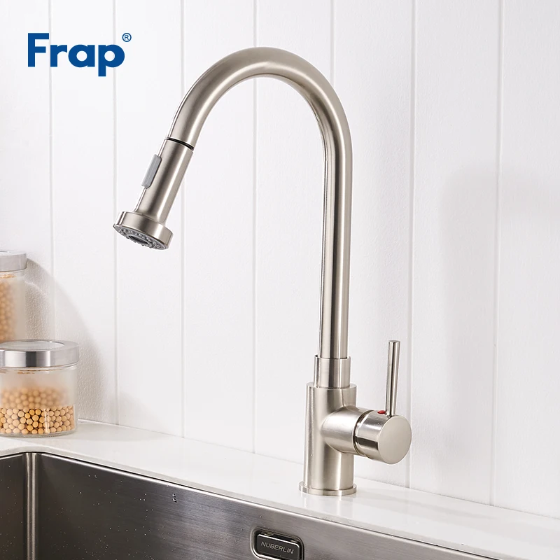 Кухонный Смеситель Frap Y40050 кухонный кран с одной ручкой выдвижное отверстие