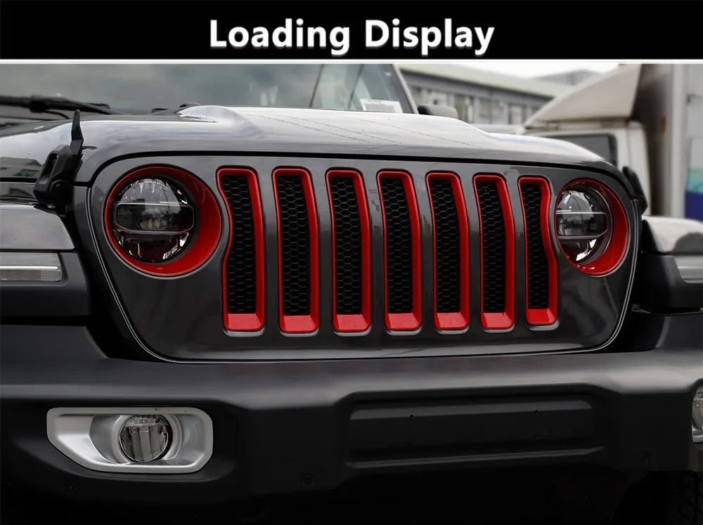 MOPAI автомобильные наклейки для Jeep Wrangler JL ABS автомобильные передние декоративные решетки Накладка для Jeep Wrangler+ автомобильные аксессуары