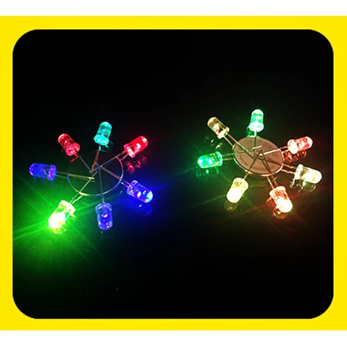 1000 шт. светодиодный светодиод теплый белый RGB качественный прозрачный чехол 6